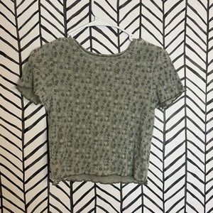 floral crop top